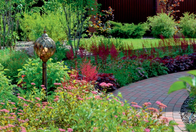 Оформление садовых дорожек