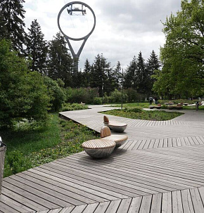 Благоустройство ВДНХ территории тематического парка аттракционов "Парк будущего"