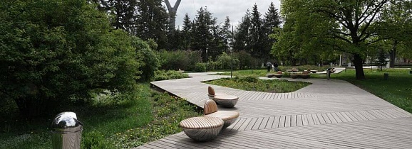 Благоустройство ВДНХ территории тематического парка аттракционов "Парк будущего"