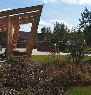 Озеленение территории ОЭЗ «Технополис «Москва» (посадка растений)  